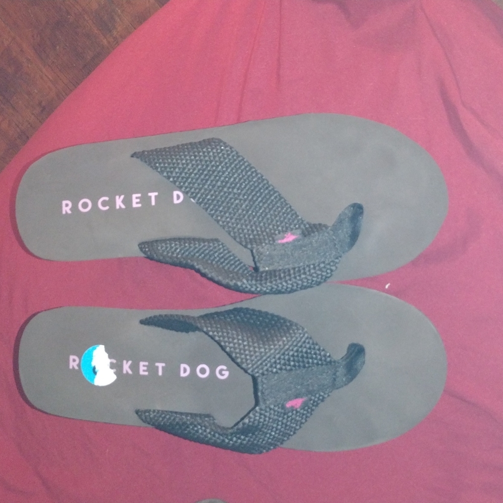 Rocket Dog Wedge Sandals Brown Size 10
